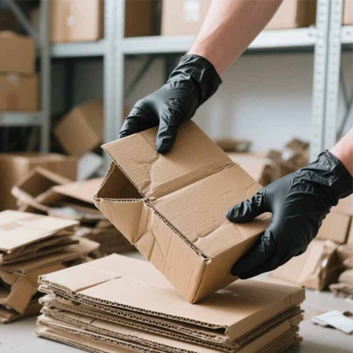 Guante Nitrilo Negro Caja X100pcs Talle: Xl