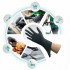 Guante Nitrilo Negro Caja X100pcs Talle: Xl