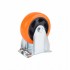 Rueda Naranja Alta Resistencia Fija 125x32mm