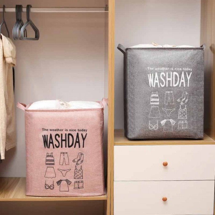 Cesto De Ropa Washday Plegable 75 Litros