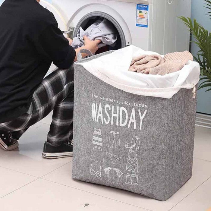 Cesto De Ropa Washday Plegable 75 Litros