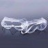 Antiparra Silicona Transparente Con Elastico