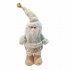 Navidad Adorno Muñeco 50cm Dorado/Blanco