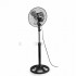 Ventilador Pie Bajo 10" 2 En 1 Paleta Metal