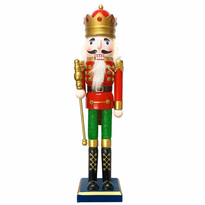 Navidad Cascanueces Madera 43cm