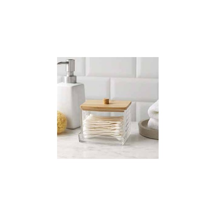 Organizador Hisopos Tapa Bamboo