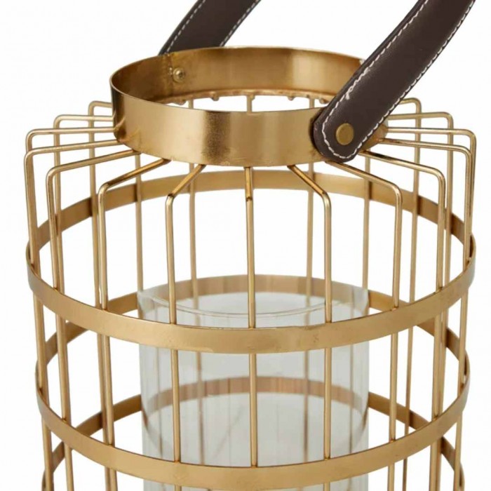 Fanal Small Tubo Metal Vidrio 27cm