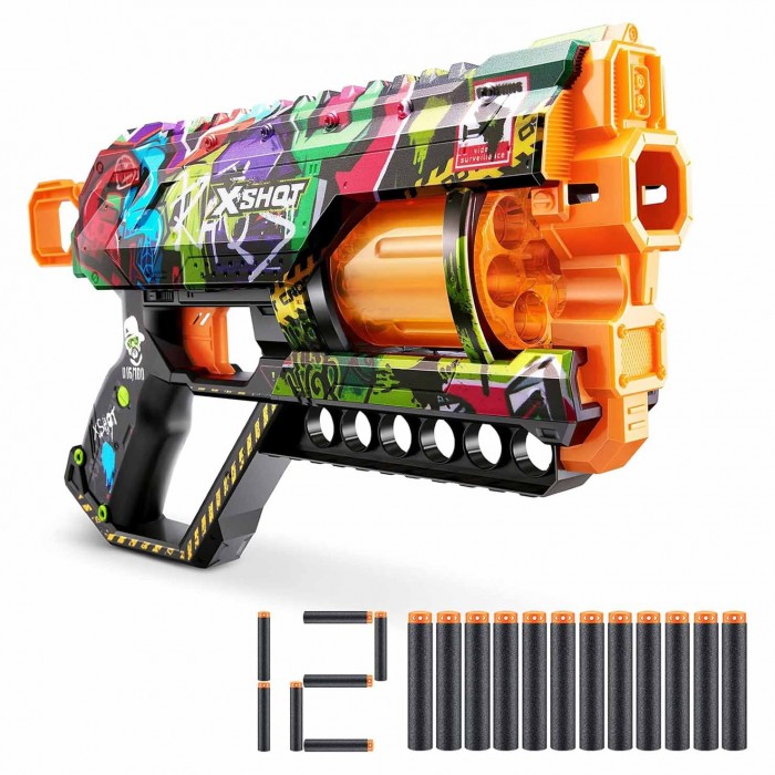 Xshot Pistola Lanza Dardo Skins Griefer + 12 Dardo