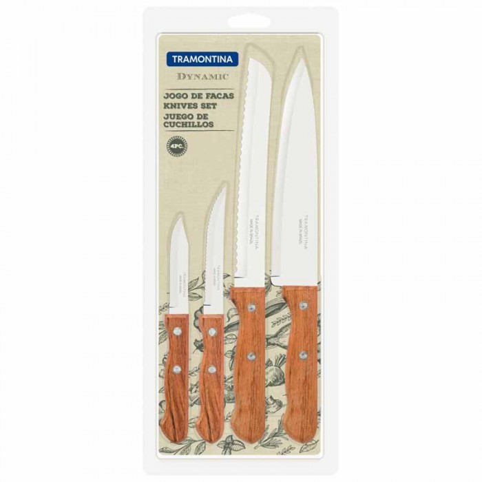 Juego X4 Pcs Cuchillos Dynamic Tramontina 22399/012