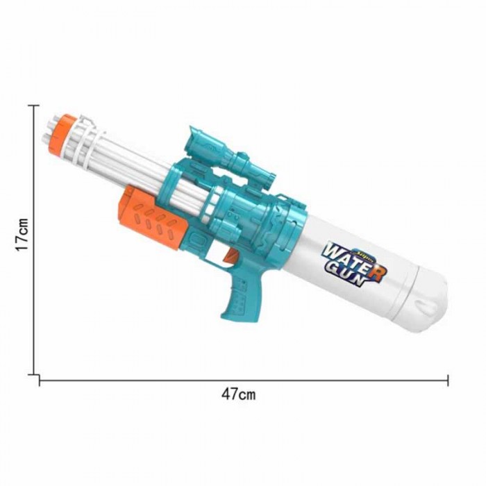 Pistola Agua 46cm Con Bomba 5 Chorros