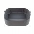 Molde Cuadrado Silicona Air Fryer Con Asa 17x17cm