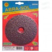 Disco Lija Fibra 115MM para Metal Abra-Sol ABR0154
