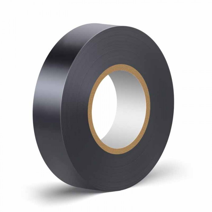 Cinta Aisladora X 10 Unid Pvc 19mm X 20 Mts Negra