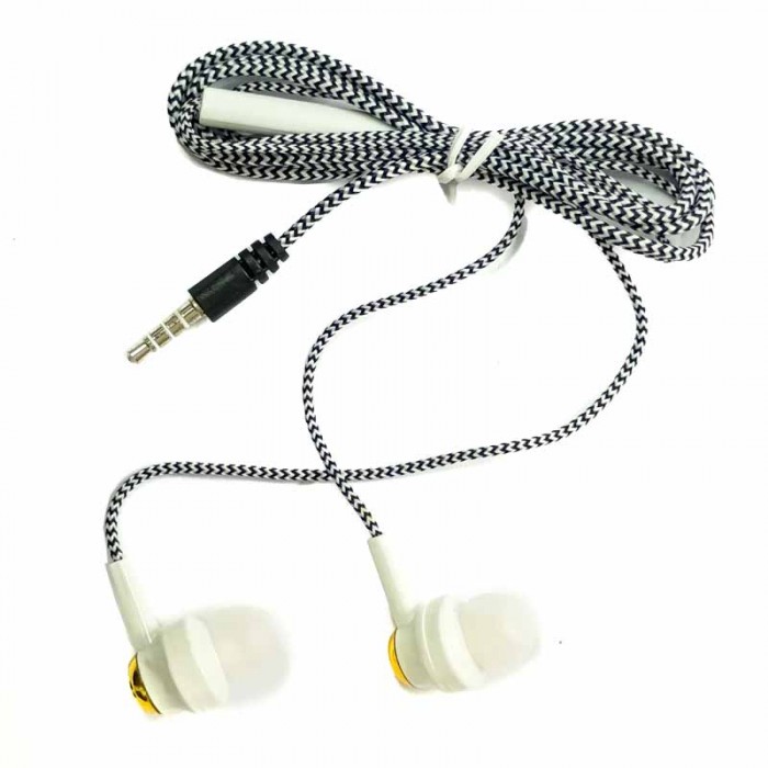Auricular Tapon Manos Libres Cable Mallado