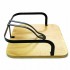 Servilletero Metal Base Bambu 20x20x7