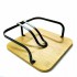 Servilletero Metal Base Bambu 20x20x7