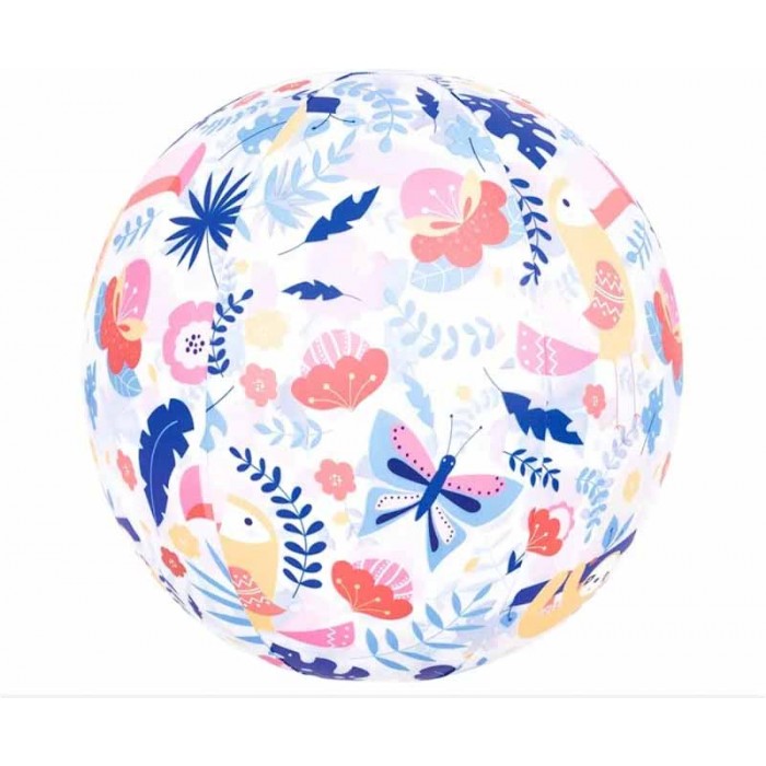 Pelota Inflable 50cm Decorada 53012 Sun Club Bolsa