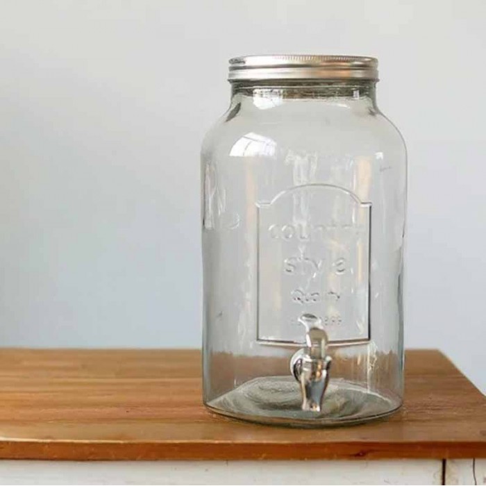 Dispenser Vidrio 5.5 Lts Con Infusor