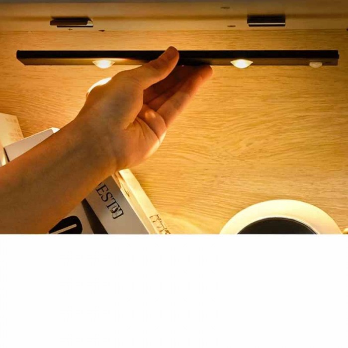 Liston Led Bajo Alacena Usb 30cm Control Remoto