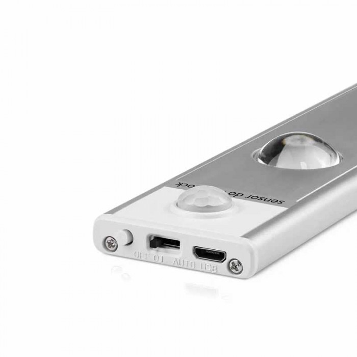 Liston Led Bajo Alacena Usb 30cm Control Remoto