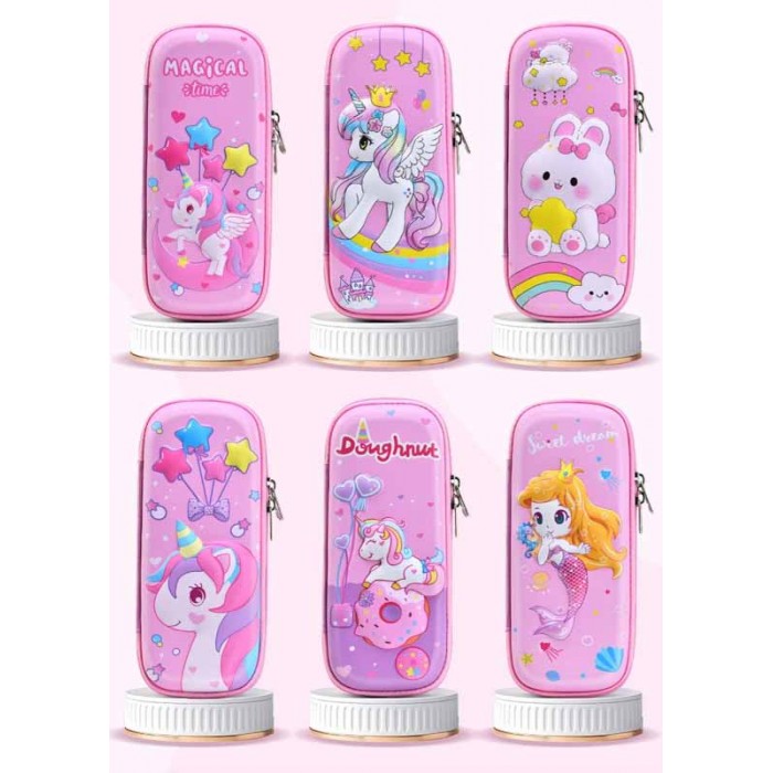 Cartuchera Infantil Relieve Con Cierre