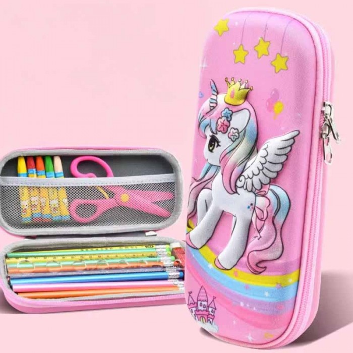 Cartuchera Infantil Relieve Con Cierre