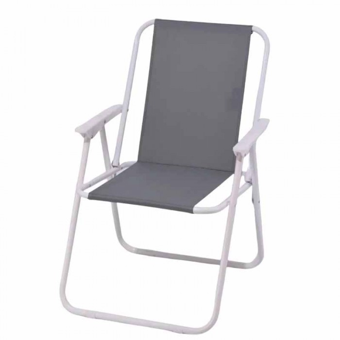 Silla Plegable Apoya Brazo Plástico Resorte 5 Colores