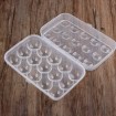 Huevera Plastica Con Tapa Capacidad 15 Huevos