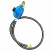 Regulador De Gas 10kg Manguera 2 Mts Azul