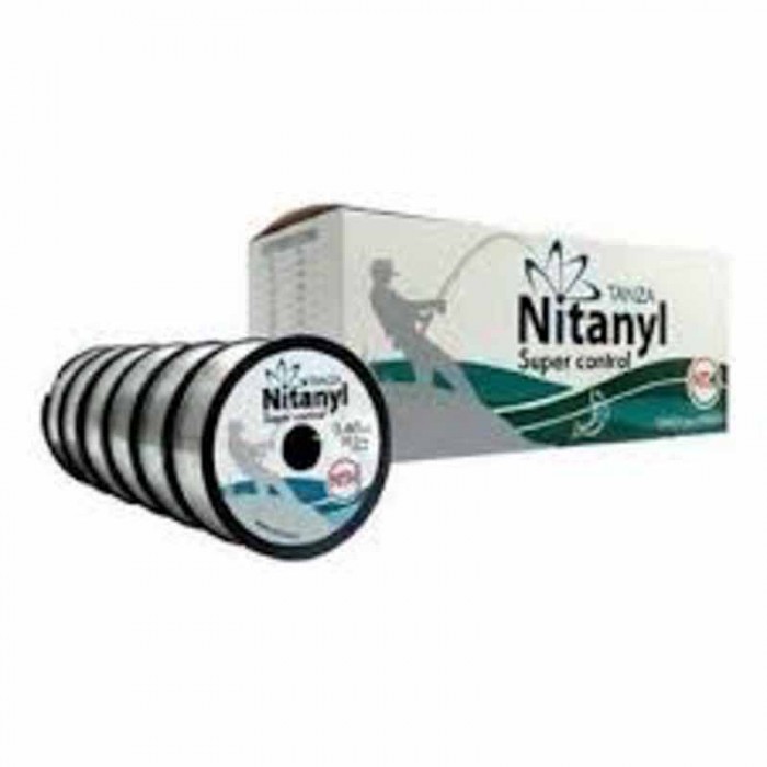 Tanza Caña Pescar 100mts 0,40mm Caja X 12 Ocs Natural