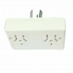 Ficha Adaptadora Multiple Doble