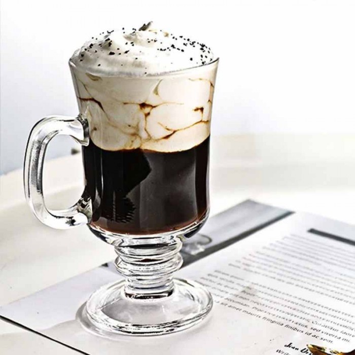 Jarro Cafe Mug x 3 Irish Vidrio