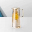 Jarra Vidrio Borosilicato 1.8 Lts Fume / Ambar Tapa Y Filtro Metal