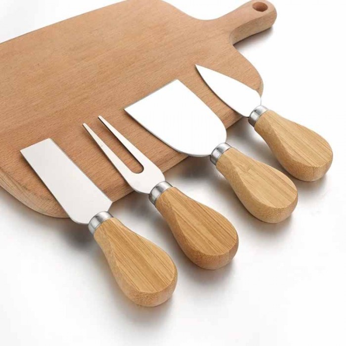 Set Cuchillo X4pcs Para Queso