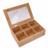 Caja Te Bambu 6 Divisorios