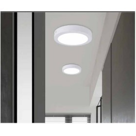 Plafon Led Redondo 12w Frio Base 16x3cm