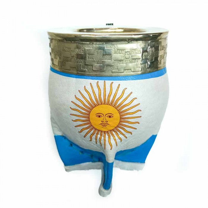 Mate Imperial Calabaza Argentina Virola Alpaca Labrado