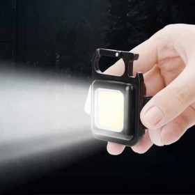 Linterna Led Metal Recargable Llavero Con Iman