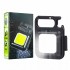 Linterna Led Metal Recargable Llavero Con Iman