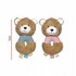 Sonajero Con Agarre Oso 14cm Rosa / Verde 6312 Phi Phi