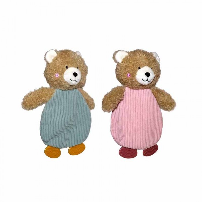Sonajero Con Mordillo Oso 19cm Rosa / Verde 6310 Phiphi