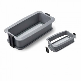 Molde Budin Ingles Desmontable Silicona Base Vidrio 28.5x14x7.5cm