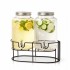 Dispenser Vidrio 3.8lts Doble Relieve Base Metal