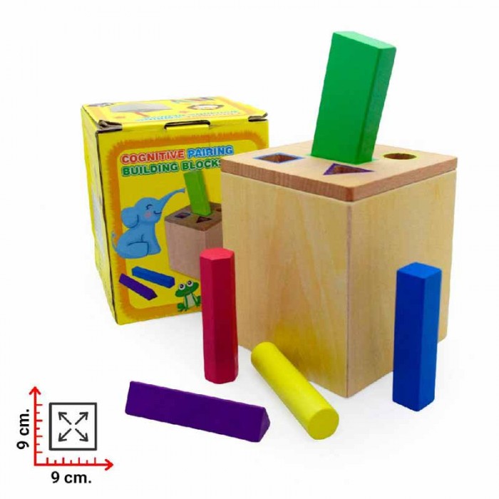 Didactico Madera Simple Formas 9x9cm