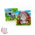 Puzzle Madera Animal 9pcs 9.5x9.5cm