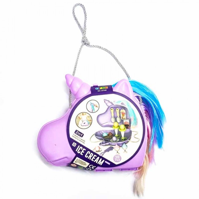 Set Helado 2 En 1 Unicornio X30pcs