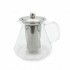 Tetera Vidrio Octogonal C/Infusor Metal 750ml