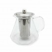 Tetera Vidrio Octogonal C/Infusor Metal 750ml