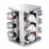 Especiero Giratorio Cuadrado Acero X12pcs